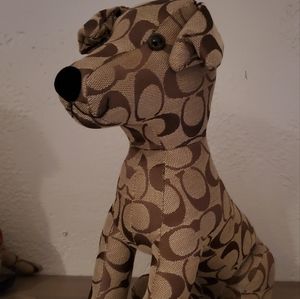 AUTHENTIC COACH Jack Russell Terrier Stuffed Animal *PERFECT CHRISTMAS GIFT*